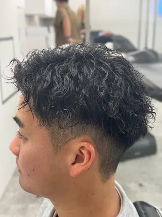 ショート カラー パーマ ヘアアレンジ メンズ メンズ特化酒井翔太 /メンズカット/名駅のヘアスタイル