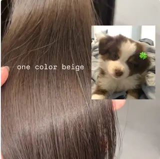 ロング カラー kosoraレイヤー ハイトーン/デザインのヘアスタイル