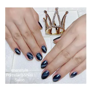 ミディアム ネイル 🐾enen style 🐾のネイルデザイン