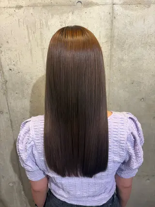 ロング 髪質改善/ストレート 坂田のヘアスタイル