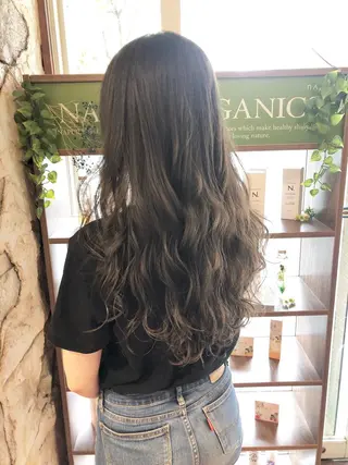 ロング カラー 大竹 哲也のヘアスタイル