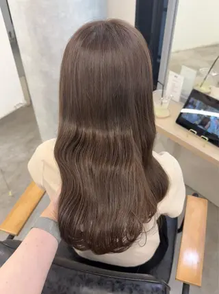 ロング カラー ヘアアレンジ Himawari♡ 柔らかいカラーのヘアスタイル