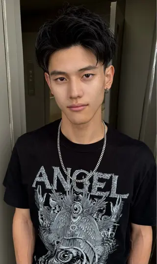 ショート メンズ 鈴木 颯真ウィリアムのヘアスタイル