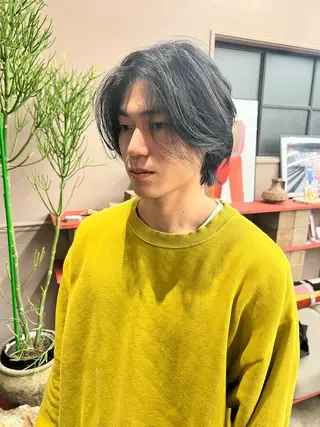ミディアム メンズ 小笠原悠斗 /メンズヘアのヘアスタイル