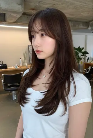 ロング カラー 💜髪質改善💜韓国 レイヤー💜TAKUのヘアスタイル