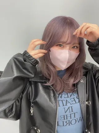 ロング カラー 新宿ブリーチ カラー美容師YUGOのヘアスタイル