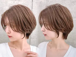 ショート 髪質改善🦋韓国ヘア /艶髪カラー/ゆうとのヘアスタイル