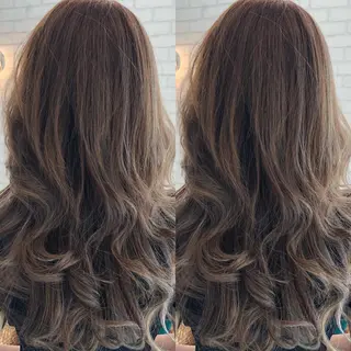 セミロング カラー 浅川 実行のヘアスタイル