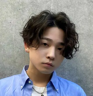 カラー パーマ メンズ yukiho❤️ GAUDI 池袋のヘアスタイル