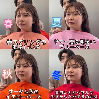 ミディアム 似合わせカット 迫留由弥のヘアスタイル