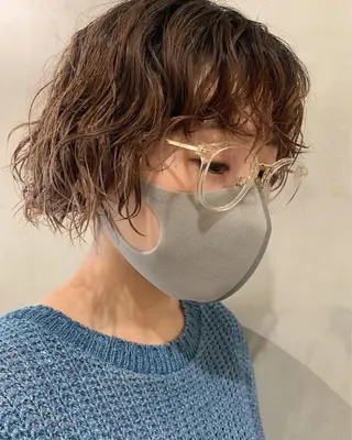 ショート パーマ 優作 〜圧倒的信頼〜のヘアスタイル