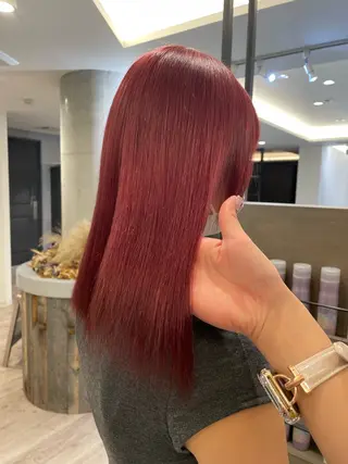 カラー loob Tokyo Arisa❤︎†のヘアスタイル