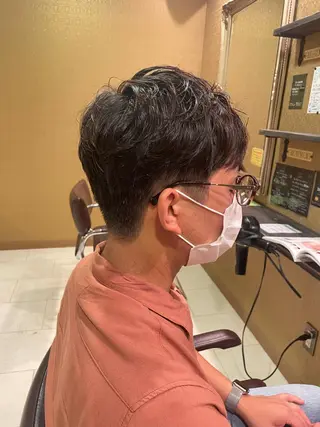 パーマ メンズ 長尾 瑞希のヘアスタイル
