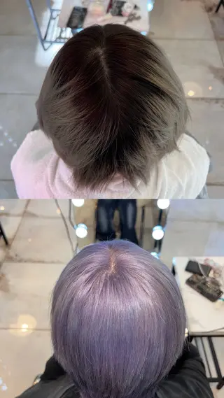 ショート AIRA/ブリーチ /透明感カラーのヘアスタイル