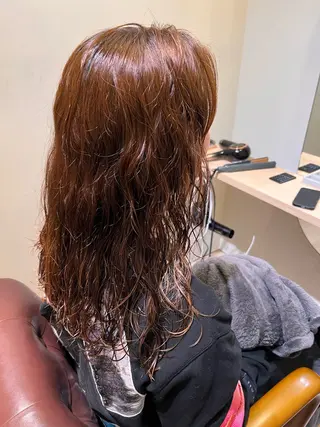 パーマ やすい さおりのヘアスタイル