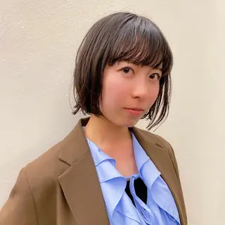 ショート 似合わせレイヤー/ ケアパーマ/高倉のヘアスタイル