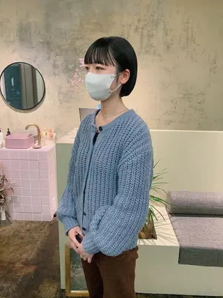 ショート yupi🐈⬛ レイヤー/パーマのヘアスタイル