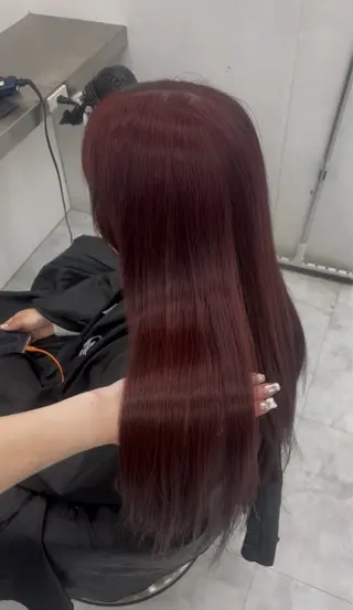 ロング カラー ヘアアレンジ 🫧🎀うる艶暖色 🏹Nanako🎀のヘアスタイル