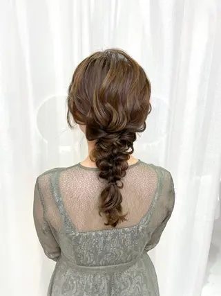 ミディアム 山口 舞弥のヘアスタイル
