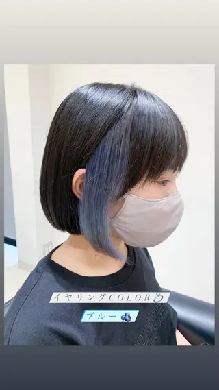ショート カラー 🌈miu miu hair✂️💕のヘアスタイル