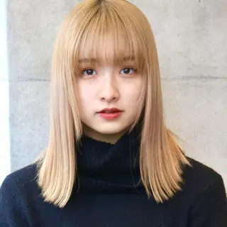 ミディアム 似合わせヘア✔️ 店長 オオキアキヒロのヘアスタイル