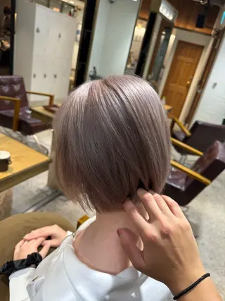 ミディアム カラー 💖艶髪&ブリーチ髪 質改善💖舜希のヘアスタイル