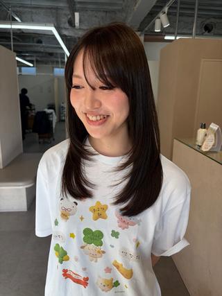 ミディアム 大村 優奈のヘアスタイル
