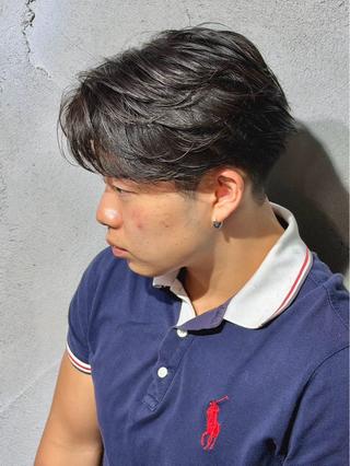 ミディアム メンズ 根本 陽斗のヘアスタイル