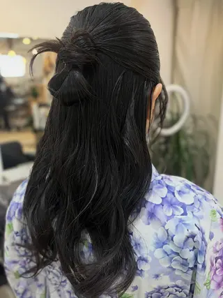 ヘアアレンジ cana 札幌レイヤースタイルのヘアスタイル