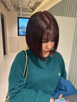 ショート カラー ヘアアレンジ 押切 響　のヘアスタイル