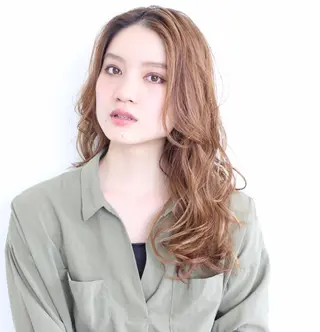 ロング カラー パーマ ヘアアレンジ 伊勢崎/nap hair 栗原大輔のヘアスタイル