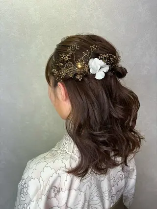 セミロング エクステ*美髪サロン KR2S河内長野店長のヘアスタイル