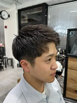 ショート メンズ rilune matsuoのヘアスタイル