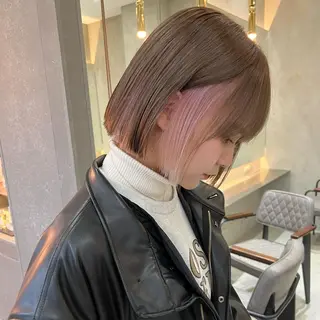 ショート カラー ブリーチ特化 梅田本多翔のヘアスタイル