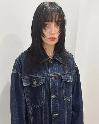 セミロング カラー 村上雅人 ナチュラルモードのヘアスタイル