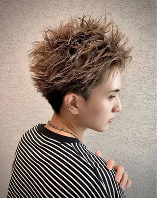 カラー メンズ メンズ/縮毛矯正 ⚜️kyon⚜️のヘアスタイル