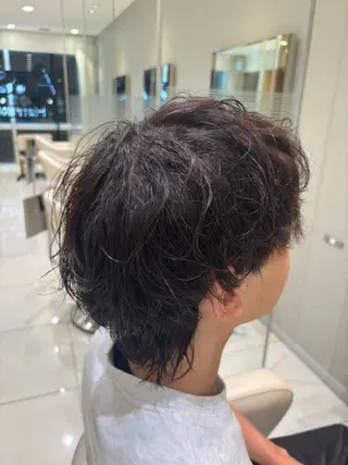 ショート パーマ メンズ 💠メンズ縮毛矯正 /パーマ💠林慶太のヘアスタイル