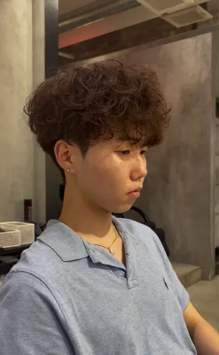 ミディアム メンズ 🔥メンズパーマ職人 Kosh🔥のヘアスタイル