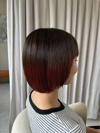カラー 大谷 真央のヘアスタイル