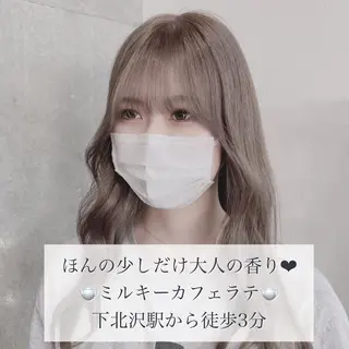 セミロング カラー ハイトーン特化💍 NØRN💍韓国のヘアスタイル