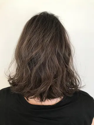 ミディアム カラー 【azure横浜】 🧸misaki🌸のヘアスタイル