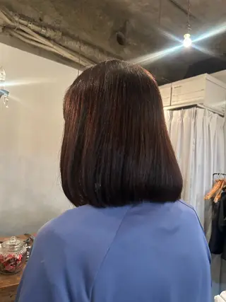 ミディアム ユウヒ <レイヤー·パーマ>のヘアスタイル