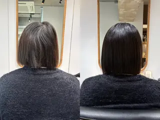 ショート パーマ 名駅/透明感カラー /masaki⠀のヘアスタイル
