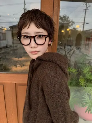 ショート カラー 中嶋勇太/ショート/ カット/三重県松阪市のヘアスタイル