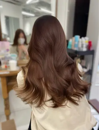 カラー 🍒ベージュ/ピンク ベージュ🍒なつきのヘアスタイル