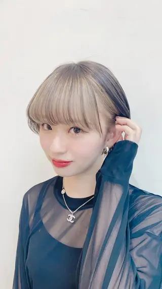 ショート 美髪矯正透明感カラー 江川 和輝のヘアスタイル