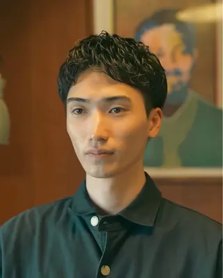 パーマ メンズ メンズショート タチカワユウキのヘアスタイル