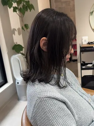 ミディアム イメチェンレイヤー/ 縮毛矯正/菅野恭平のヘアスタイル