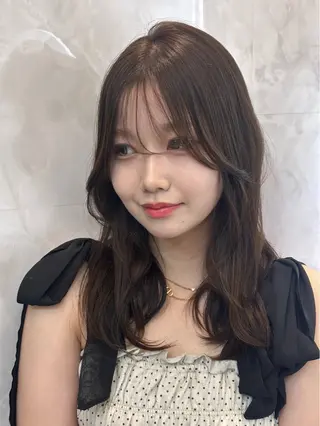 ミディアム SigmaLatte _momokaのヘアスタイル