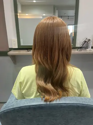 ロング カラー 宇良 祥子のヘアスタイル